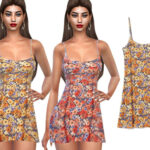 Summer Super Mini Floral Dresses by Saliwa at TSR