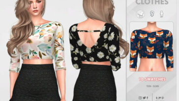 Summer blouse 02 by remaron at TSR