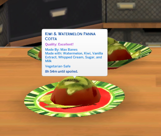 Summery Panna Cottas Custom Recipe at Mod The Sims 4