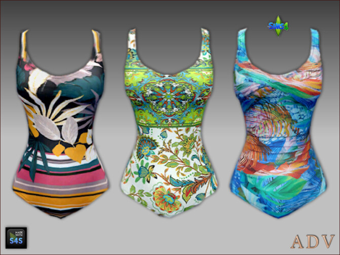 Swimsuits and hats for seniors at Arte Della Vita