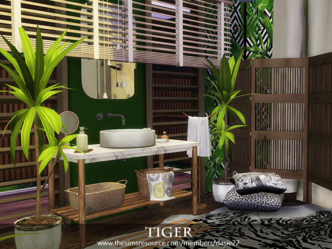 TIGER bathroom by dasie2 at TSR