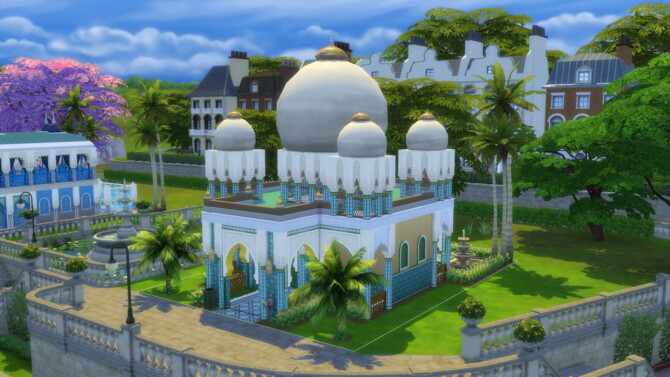 Taj Agra Moroccan Mughal Style Home at Mod The Sims 4