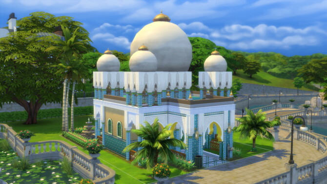 Taj Agra Moroccan Mughal Style Home at Mod The Sims 4