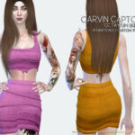 Taytum Skirt Set by carvin captoor at TSR