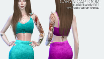 Terecca Skirt Set R by carvin captoor at TSR