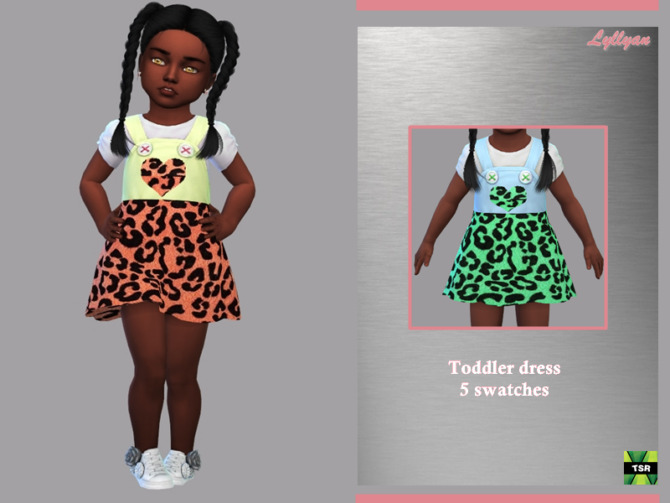 Toddler Dress Dara by LYLLYAN at TSR