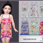 Toddler Dress RPL100 by RobertaPLobo at TSR