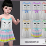 Toddler Dress RPL101 by RobertaPLobo at TSR