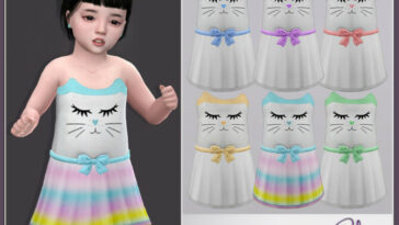 Toddler Dress RPL101 by RobertaPLobo at TSR