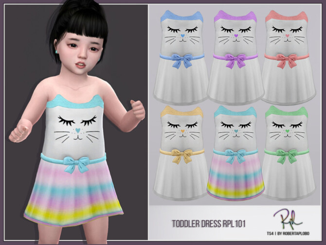 Toddler Dress RPL101 by RobertaPLobo at TSR