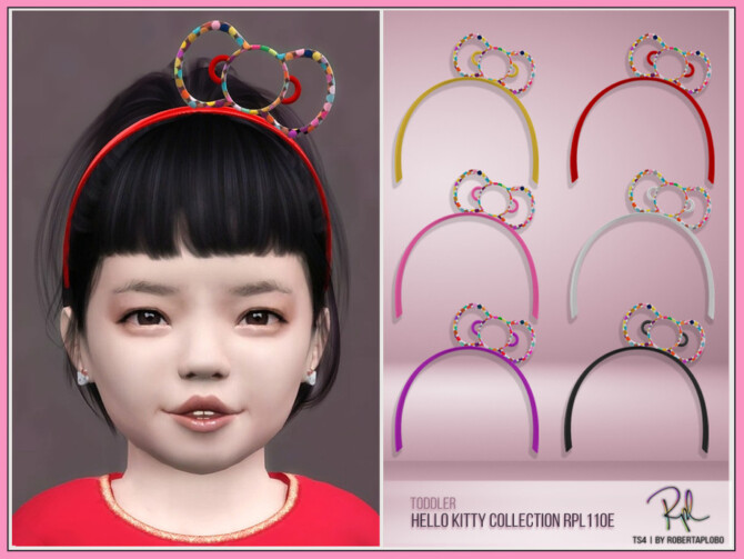 Toddler Headband Kitty Collection RPL110E by RobertaPLobo at TSR