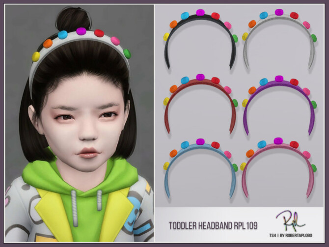 Toddler Headband RPL109 by RobertaPLobo at TSR