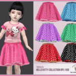 Toddler Skirt Kitty Collection RPL110B by RobertaPLobo at TSR