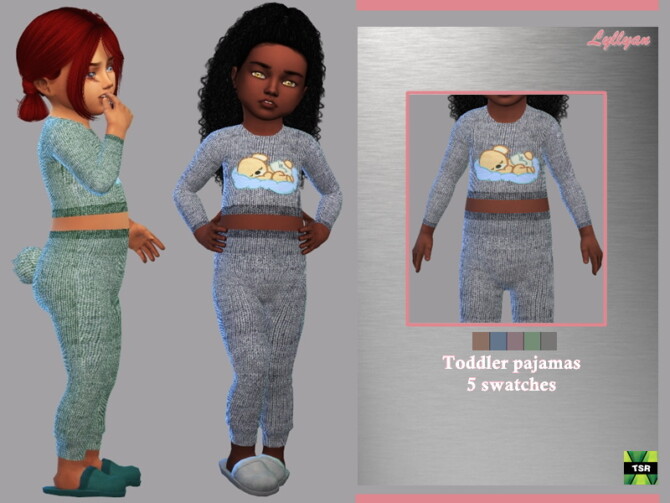 Toddler pajamas Joice by LYLLYAN at TSR