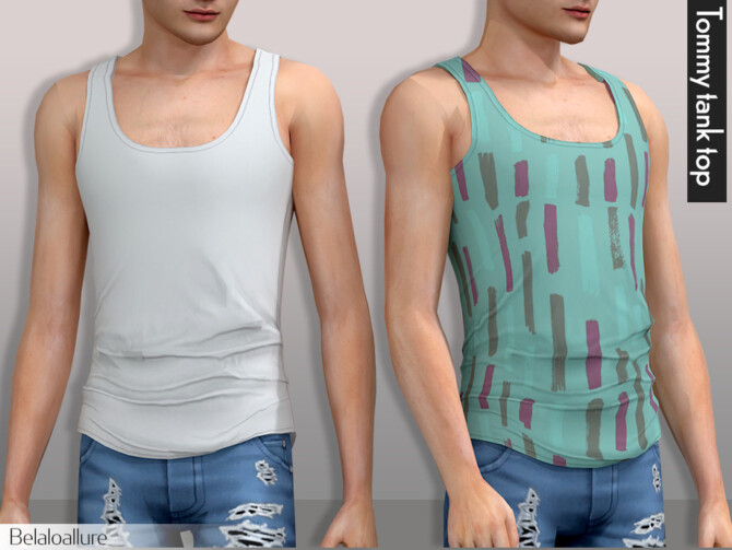 Tommy tank top by Belaloallure at TSR