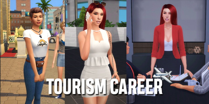 Tourism Career by jheyjuneice at Mod The Sims 4