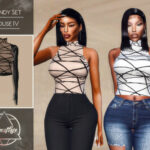 Trendy Tops Set Blouse IV by Camuflaje at TSR