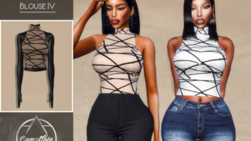 Trendy Tops Set Blouse IV by Camuflaje at TSR