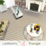 Triangle floor by lavilikesims at TSR