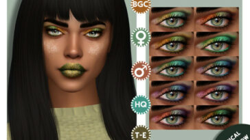 Tropical Eyeshadow by MSQSIMS at TSR