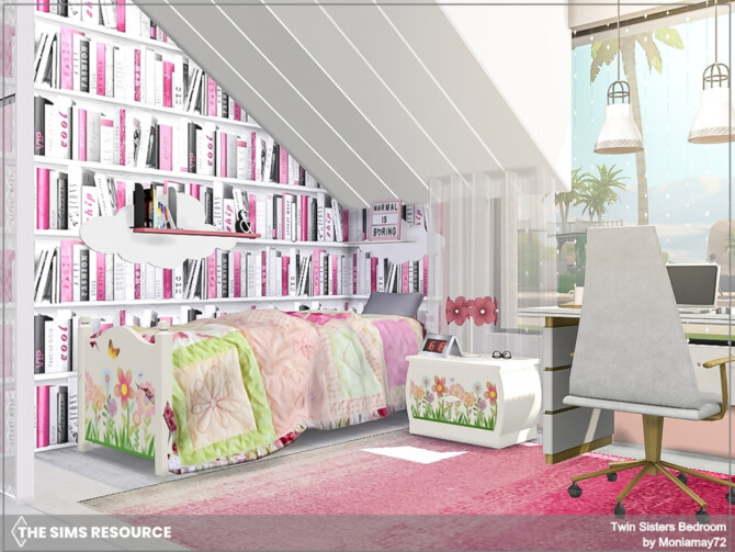 Twin Sisters Bedroom by Moniamay72 at TSR