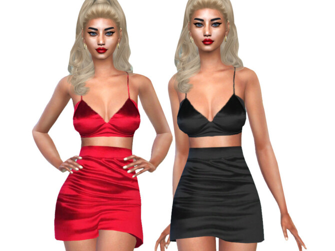 Two Piece Party Outfits by Saliwa at TSR