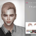 Tyler Hair 152 by TsminhSims at TSR