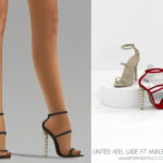 UNITED HEEL WIDE FIT ANKLE SANDALS at REDHEADSIMS