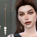 Ulrike earrings by sugar owl at TSR