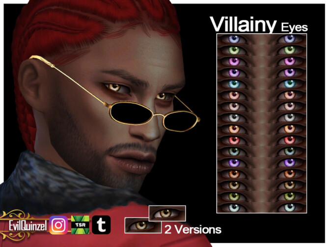 VILLAINY EYES BY EVILQUINZEL AT TSR