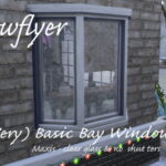 Very Basic Bay Window by lowflyer at Mod The Sims 4