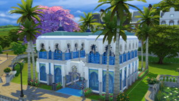 Villa Rabat – Moroccan Style Home by DominoPunkyHeart at Mod The Sims 4