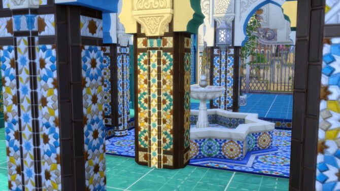 Villa Rabat – Moroccan Style Home by DominoPunkyHeart at Mod The Sims 4