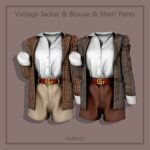 Vintage Jacket & Blouse & Short Pants at RIMINGs