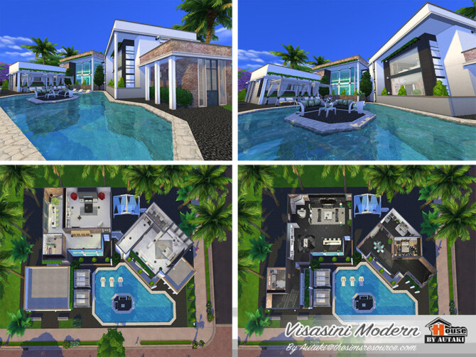 Visasini Modern house by autaki at TSR