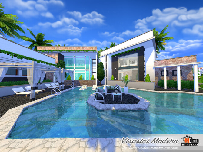 Visasini Modern house by autaki at TSR