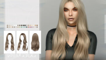 WINGS-TO0514 hair by wingssims at TSR