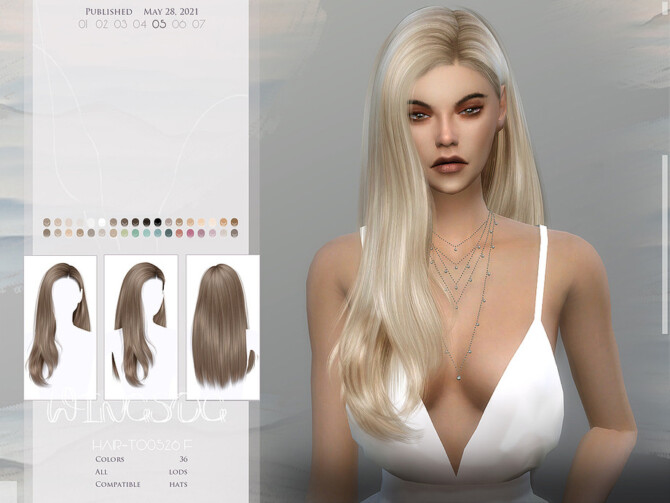 WINGS-TO0526 hair by wingssims at TSR