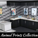 Watercolor Animal Prints Collection at Strenee Sims