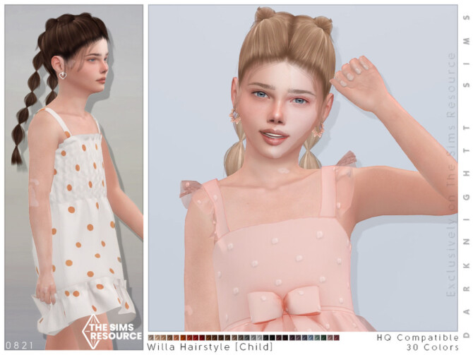 Willa Hairstyle [Child] by DarkNighTt at TSR