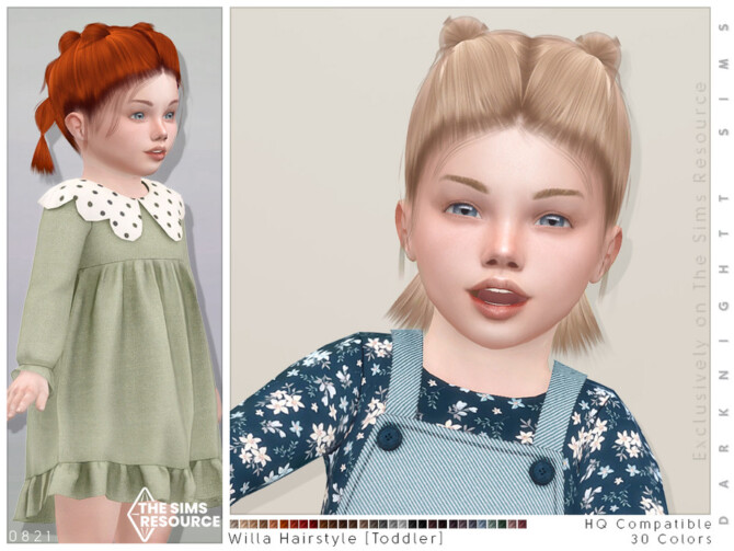 Willa Hairstyle [Toddler] by DarkNighTt at TSR