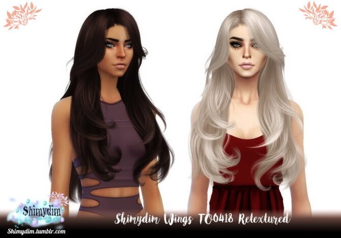 Wings TO0418 Hair Retexture at Shimydim Sims