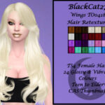 Wings TO0418 Hair Retexture by BlackCat27 at TSR