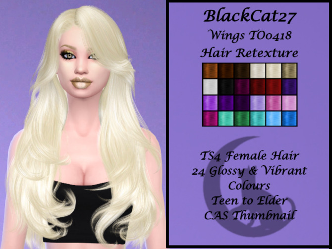 Wings TO0418 Hair Retexture by BlackCat27 at TSR