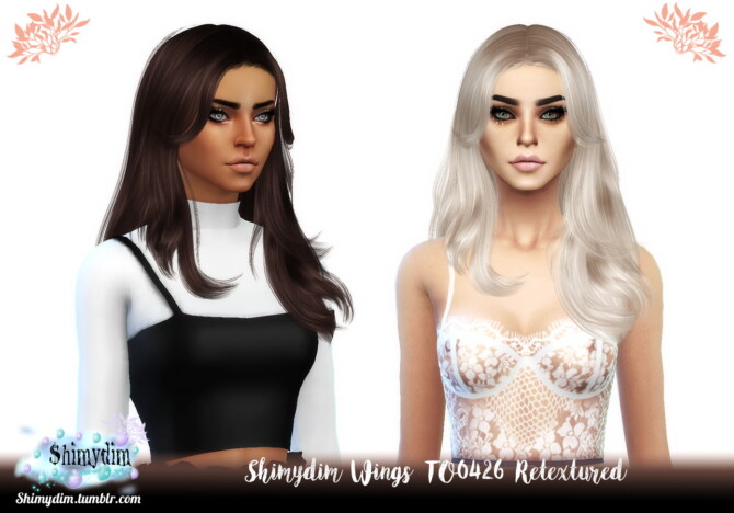 Wings TO0426 Hair Retexture at Shimydim Sims