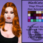 Wings TO0426 Hair Retexture by BlackCat27 at TSR