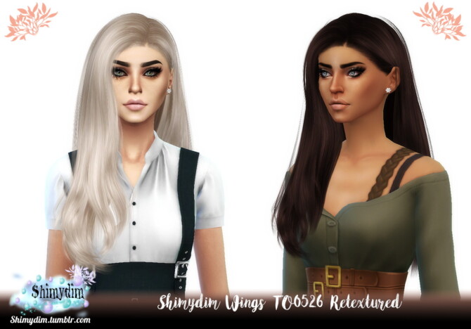 Wings TO0526 Hair Retexture at Shimydim Sims