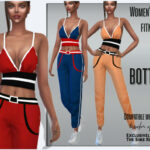 Clothing, Female Clothing: Women’s fitness suit bottom by Sims House – TSR. 6 options.