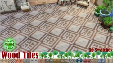 Wood Tiles at Annett’s Sims 4 Welt