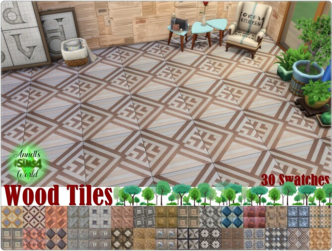 Wood Tiles at Annett’s Sims 4 Welt